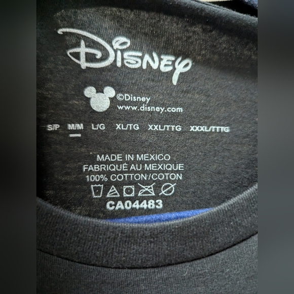 Disney  Donald Duck Black Bah Humbug T-Shirt Unisex men's M Women's L/XL - Picture 3 of 8